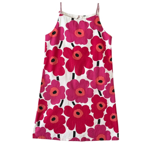 Marimekko Other - Marimekko pink and purple floral dress girl’s size M flaw